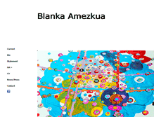 Tablet Screenshot of blankaamezkua.com